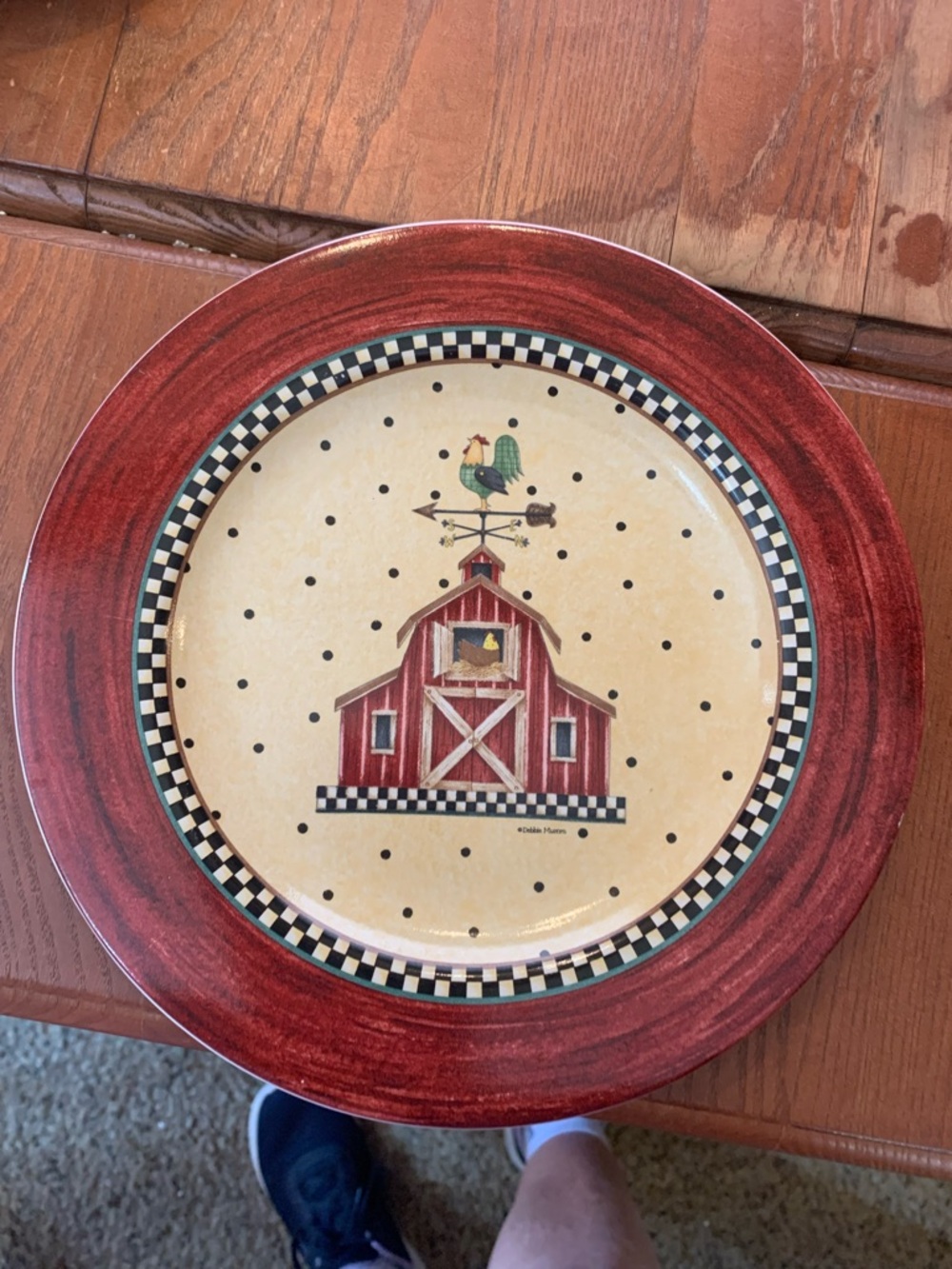 Debbie Mumm plates. See last photo for details